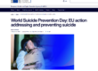Screenshot of European Commisions article